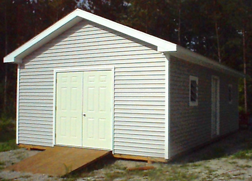 Maintenance Free 16'x28'x12'6" Boxed Gable